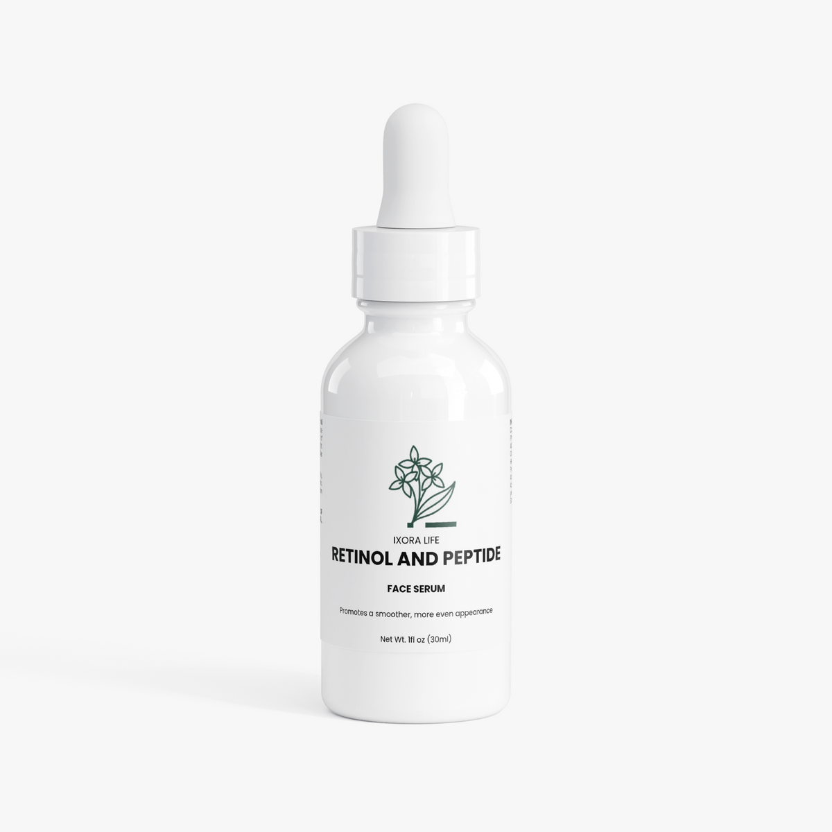 Ixora Life Retinol and Peptide Face Serum, 30 ml