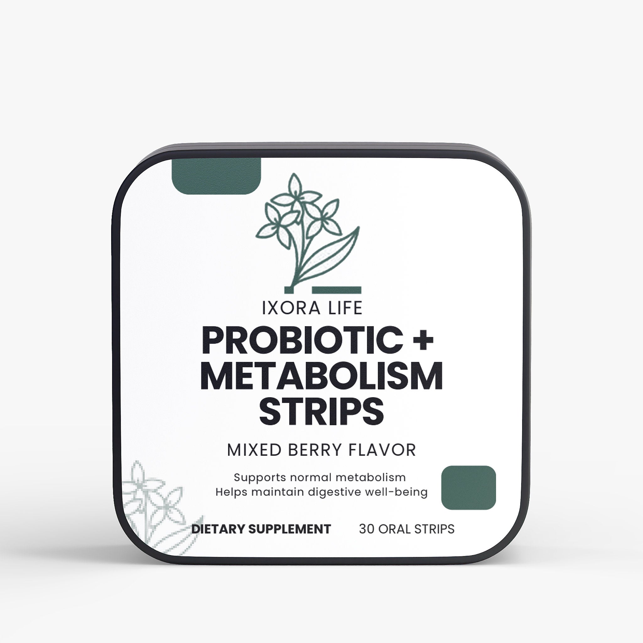 Ixora Probiotic + Metabolism Strips