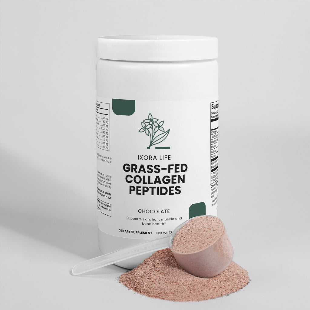Ixora Grass-Fed Collagen Peptides Powder (Chocolate)