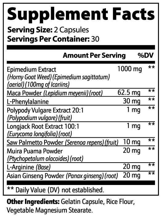 Ixora Life Horny Goat Weed Blend