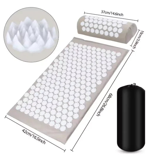 Acupressure Mat & Pillow Set - Premium Comfort & Relaxation