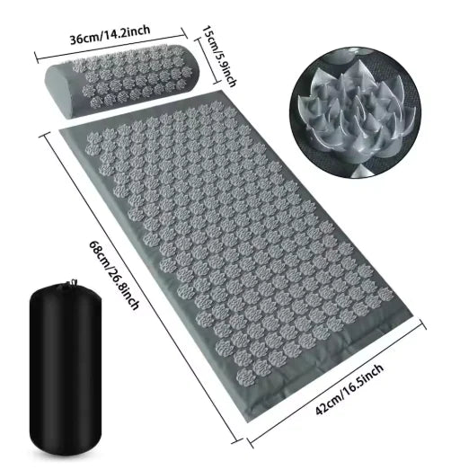 Acupressure Mat & Pillow Set - Premium Comfort & Relaxation