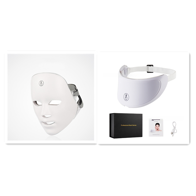 Ixora LED Light Therapy Face Mask & Roller Set