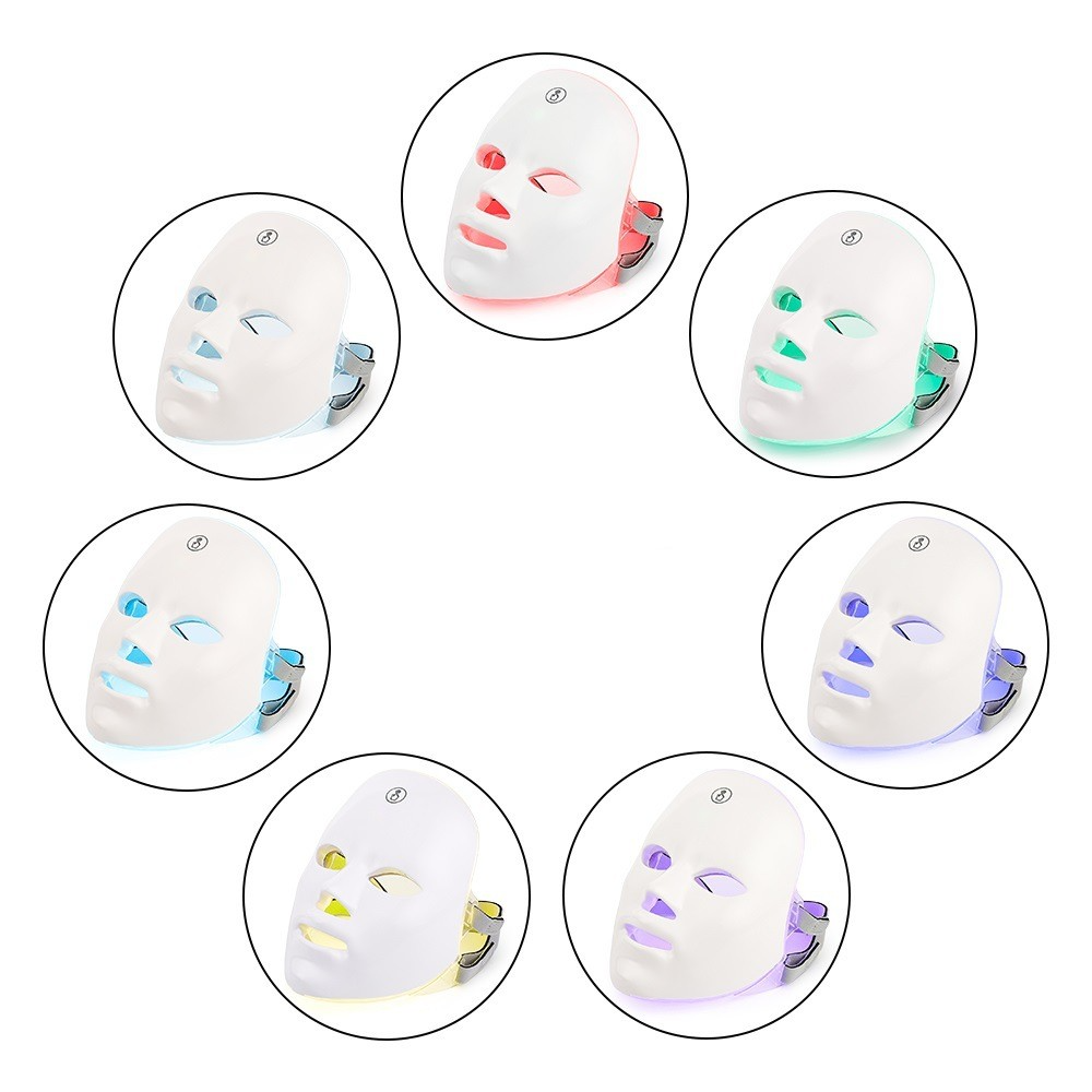 Ixora LED Light Therapy Face Mask & Roller Set