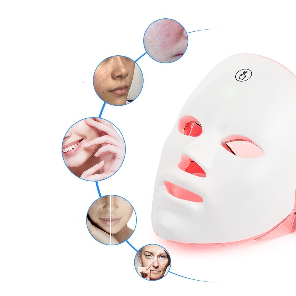 Ixora LED Light Therapy Face Mask & Roller Set