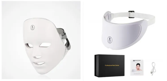 Ixora LED Light Therapy Face Mask & Roller Set