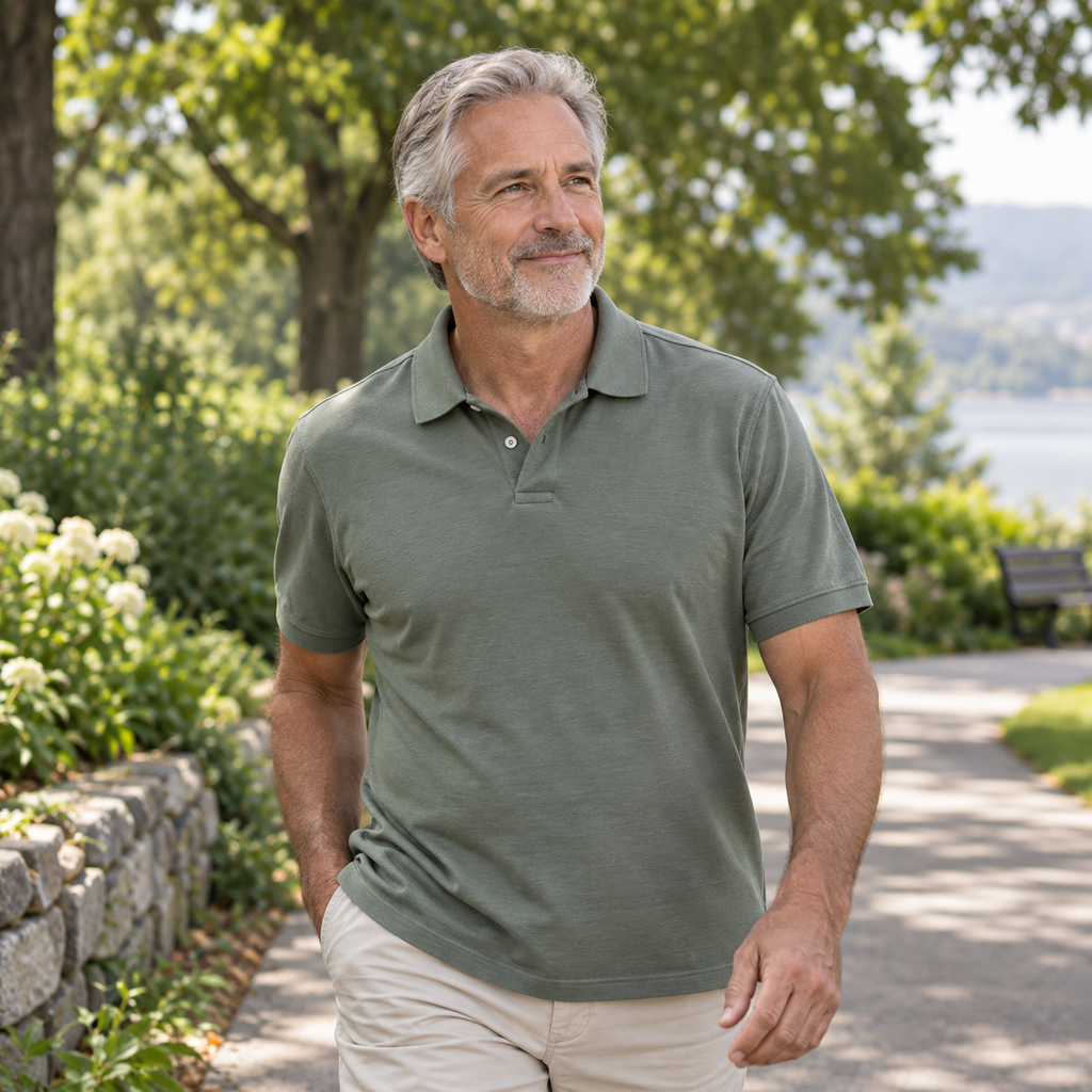 Ixora Life Prostate Support lifestyle illustration with AI-created adults