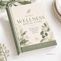 30-Day Wellness Ritual Guide book cover with botanical design and elegant typography